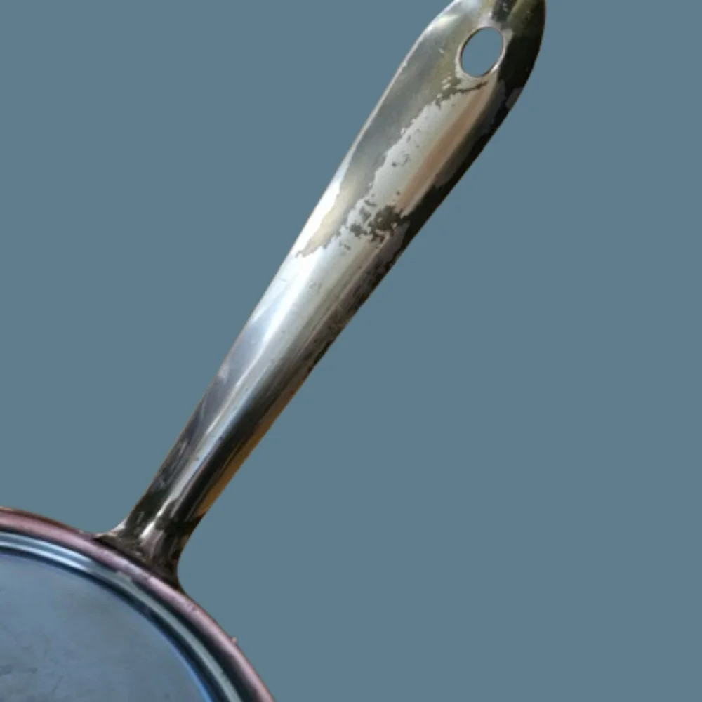 *Sotal Copper, Brass Fry Pans Vintage Set of 3 Tin-lined With Other